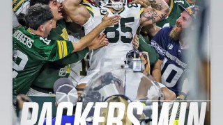 强势崛起！萨姆-豪瑟晒图庆祝NFL绿湾包装工队取胜